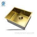 Handmade SUS304 Under Mount PVD Golden Kitchen Sink